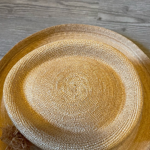 PETER BEATON NANTUCKET NATURAL STRAW HAT SIZE MEDIUM - Picture 6 of 6